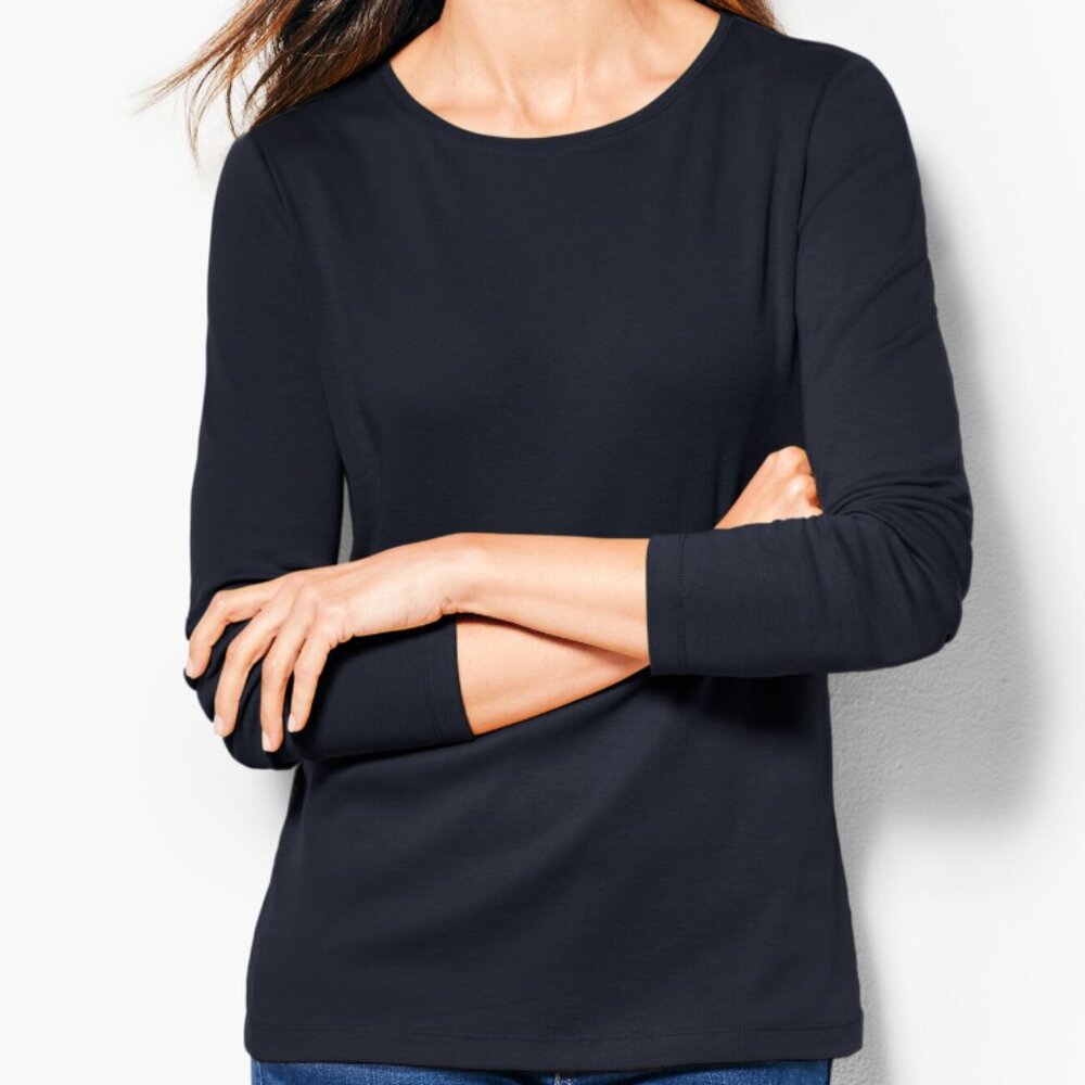 Talbots Pima Cotton Long Sleeve Shirt (NWOT)